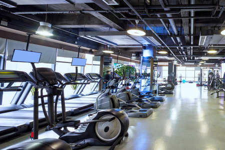 interior of modern gymのeditorial素材