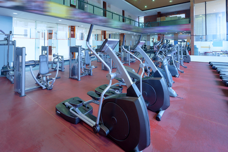interior of modern gymのeditorial素材