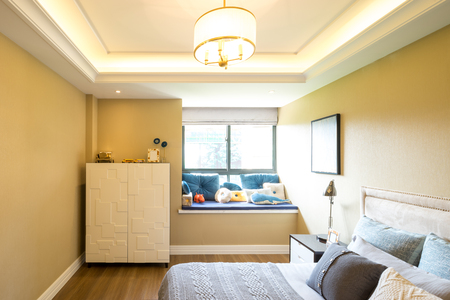 interior of modern bedroomのeditorial素材