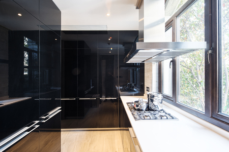 kitchen in the modern homeのeditorial素材