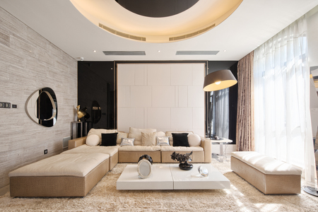 modern living roomのeditorial素材