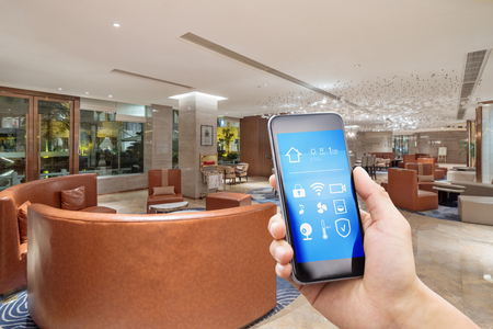 smart home in chinese restaurantのeditorial素材