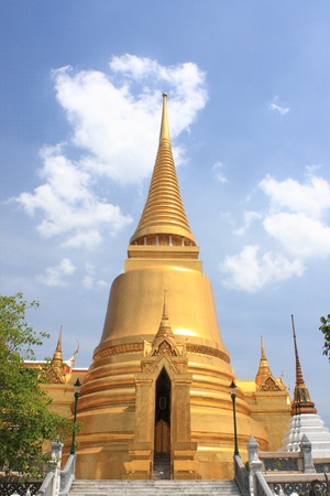 The Wat Phra Kaew is regarded as the most sacred Buddhist temple (wat) in Thailandの写真素材
