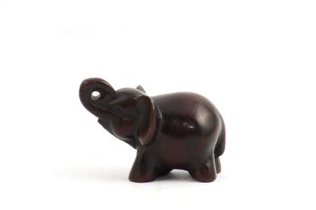 Wooden elephant の写真素材