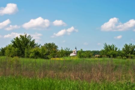 European summer landscapeの写真素材