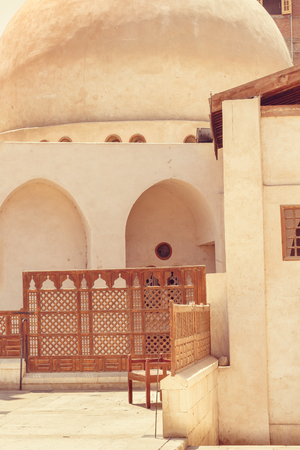 Fragment of arabic medieval artichecture for backgroundの写真素材