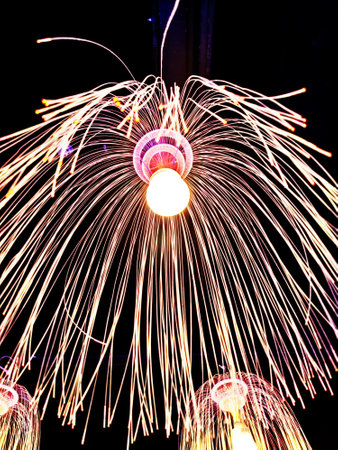 Very beautiful and gorgeous light showの写真素材