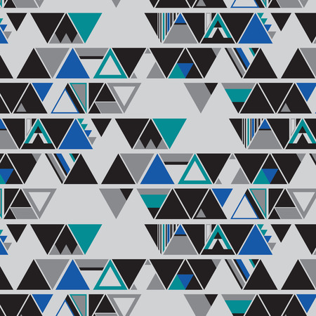 Triangle shape seamless patternのイラスト素材