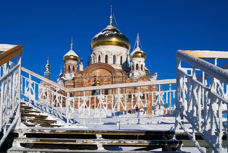 Belogorsky Piously-Nikolaev mans monasteryの写真素材