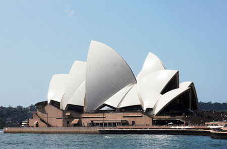 SYDNEY, AUSTRALIA - APRIL 3:Sydney Opera House  at Circular Quay on April 3, 2011 in Sydney.のeditorial素材