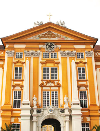 The Prelate's courtyard, Melk Abbeyのeditorial素材