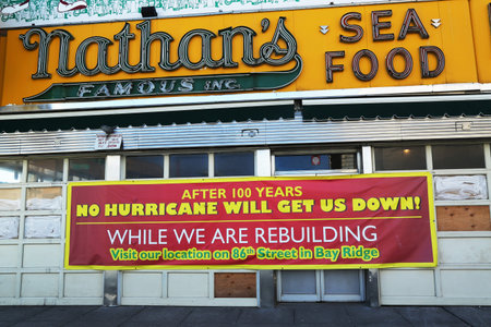 BROOKLYN, NEW YORK - MARCH 5:The Nathanのeditorial素材