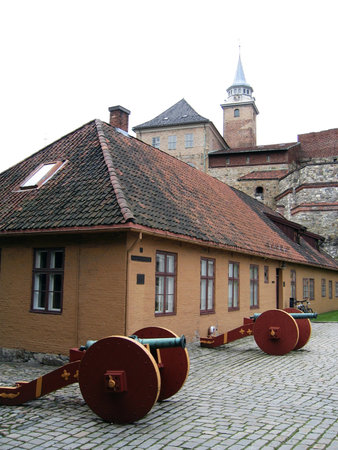 Akershus Castle and Fortress in Oslo, Norwayのeditorial素材