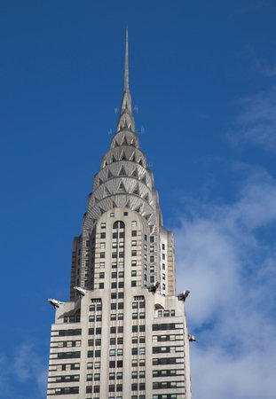 NEW YORK - APRIL 27  The Chrysler Building on April 27, 2014 in New York  The Building was the world s tallest building for 11 months in 1931 のeditorial素材
