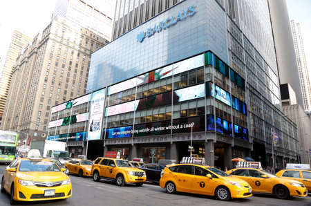 NEW YORK - DECEMBER 18 New York City Taxis on December 18, 2014. New York City has around 6,000...