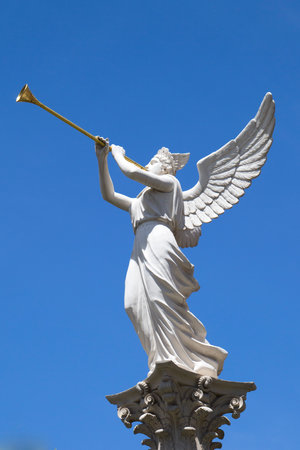 LAS VEGAS, NEVADA - MAY 9, 2014:Statue at  Caesars Palace Las Vegas Hotel & Casino. Caesars Palace is a luxury hotel and casino located on the Las Vegas Strip with 3,960 rooms in six towersのeditorial素材