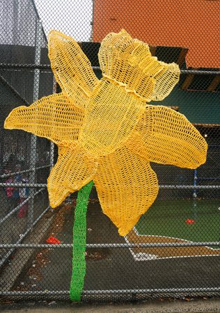 NEW YORK - MARCH 26, 2015: Street art at East Harlem in New Yorkのeditorial素材