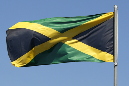 Flag of Jamaicaの写真素材