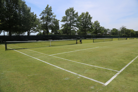 Grass tennis courtsの写真素材