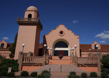 NAPA, CALIFORNIA - SEPTEMBER 21, 2017: Groth Vineyards and Winery in Napa Valley.のeditorial素材