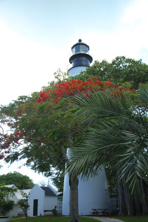 KEY WEST, FLORIDA - MAY 30, 2016: The Key West Light House and Keeper's Quarters Museum located in Key West, Floridaのeditorial素材