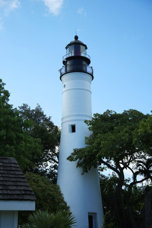 KEY WEST, FLORIDA - MAY 30, 2016: The Key West Light House and Keeper's Quarters Museum located in Key West, Floridaのeditorial素材