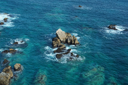 The coastal scenery in Gangwon-do region, South Korea
