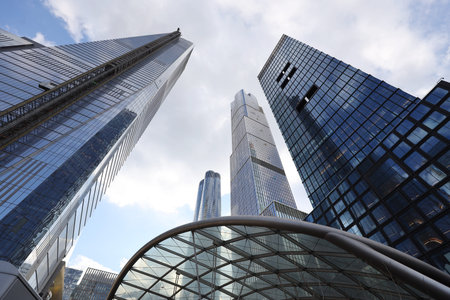 Modern skyscrapers in Manhattan