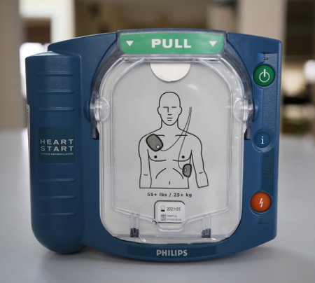 Automated External Defibrillator (AED)のeditorial素材