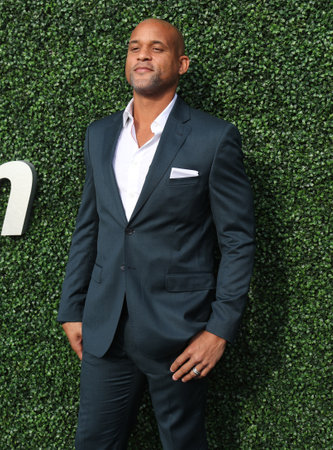 NEW YORK - AUGUST 26, 2019: American fitness trainer, TV personality and choreographer Shaun T attends the 2019 US Open Opening Night held at the USTA Billie Jean King National Tennis Center in NYのeditorial素材