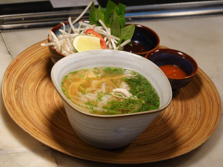 Traditional Vietnamese Pho Noodle Soup