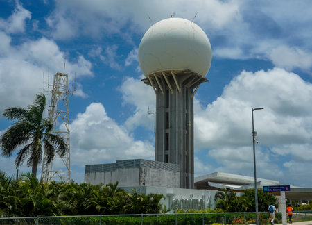 CANCUN, MEXICO - JULY 7, 2021: Cancun International Airport. It is Latin America's fourth and Mexico's second busiest airport, after Mexico City International Airportのeditorial素材