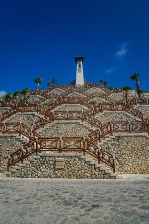 Xpiral Pyramid in Hotel Xcaret Mexico in Playa del Carmen, Mexico