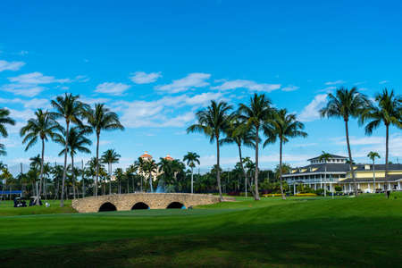 PALM BEACH, FLORIDA - JANUARY 23, 2022: The Ocean Golf Course at The Breakers, Palm Beach, Floridaのeditorial素材