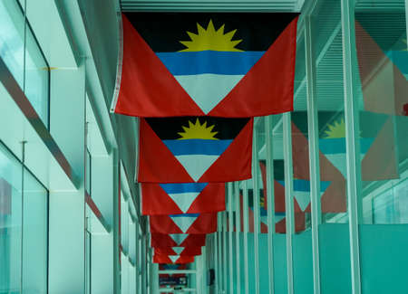 Flags of Antigua and Barbudaの写真素材