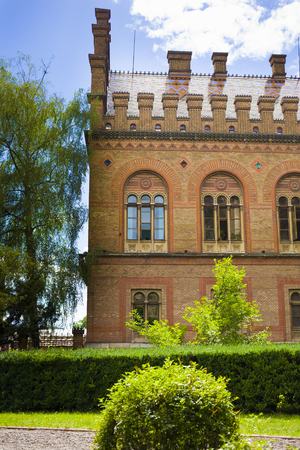 Chernivtsi National University building, listed in UNESCO World Heritage Site. Ukraine.のeditorial素材