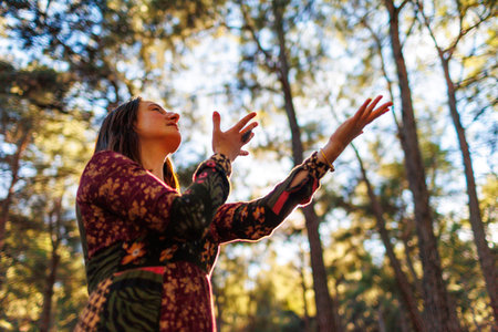young and beautiful dancer practicing intently among natural landscapes. A young and beautiful girl...
