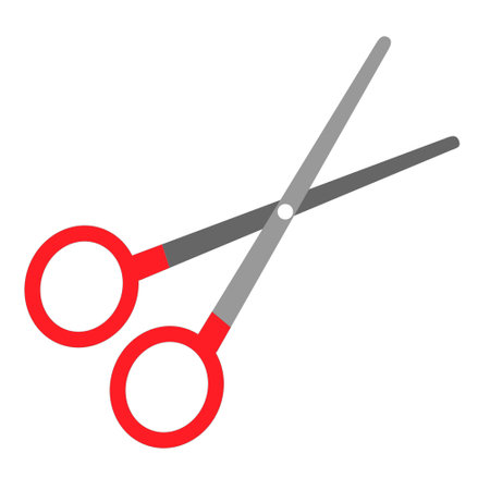 Isolated scissors symbol icon in a flat styleのイラスト素材