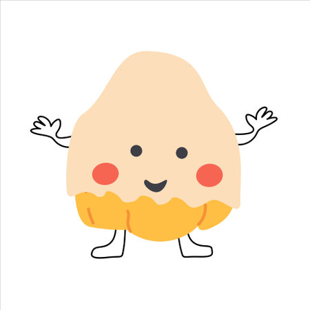cute cartoon pumkin character in ghost costumeのイラスト素材