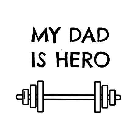 happy fathers day elements doodle design, celebration accessories message decoration party for greeting card, banner, posterのイラスト素材