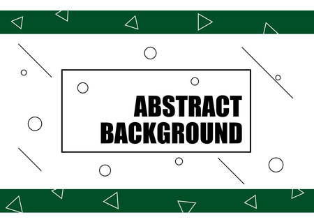 Geometric Green and white Background and Gradients. Vector Backdropのイラスト素材