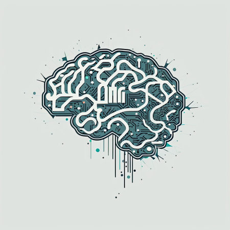 Brainstorm concept. Abstract human brain with arrows. Vector illustration.