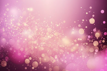 Abstract bokeh background. Vector illustration. Pink and purple colors.の写真素材