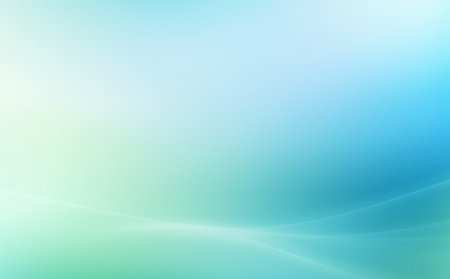 abstract background with smooth lines in blue and green colors, vector illustrationのイラスト素材