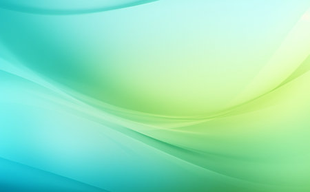 abstract background with smooth lines in green, blue and yellow colorsのイラスト素材
