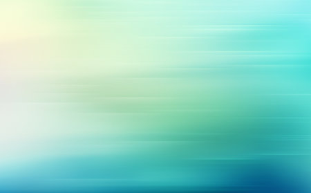 abstract background with blue and turquoise lines and blurred spotsのイラスト素材