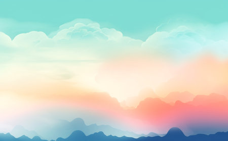 colorful abstract gradient background for design as banner, ads, and presentation concept, gradition backgroundのイラスト素材