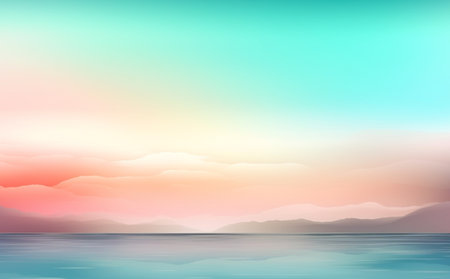 colorful abstract gradient background for design as banner, ads, and presentation concept, gradition backgroundのイラスト素材