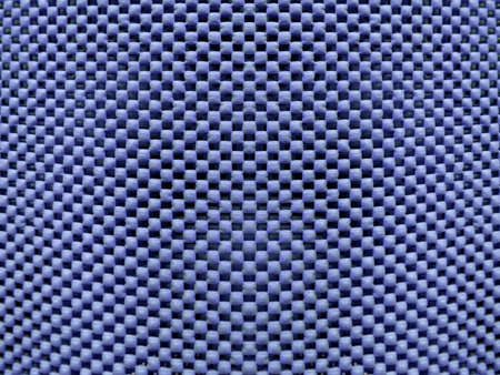 Mesh background of blue pads and square holesの写真素材