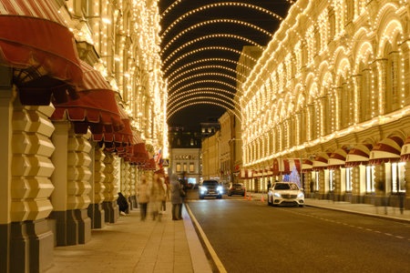 Children GUM - Central Children's Store, Theater passage on Lubyanka - Moscow, Russia, 12.12.2019のeditorial素材